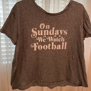 Gray shirt football